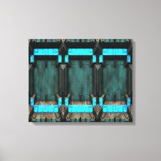 C.C. Tec.9 Wrapped Canvas Leinwanddruck (Vorderseite)