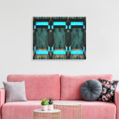 C.C. Tec.9 Wrapped Canvas Leinwanddruck (Insitu (Wohnzimmer))