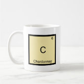 C - Chardonnay Funny Chemistry Element Symbol T-Sh Kaffeetasse (Links)