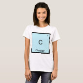C - Chaucer Funny Chemistry Element Symbol T - Shi T-Shirt (Vorne ganz)