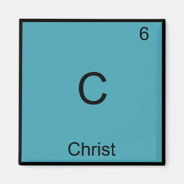 C - Christ Jesus Chemistry Element Symbol T - Shir Magnet