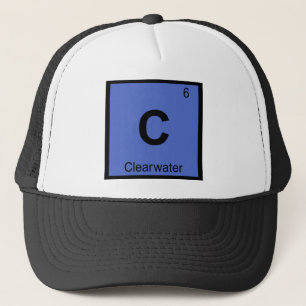 C - Clearwater Florida Chemie Periodensystem Truckerkappe