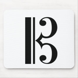 C-Clef Alto Clef Tenor Clef Viola Music Mousepad