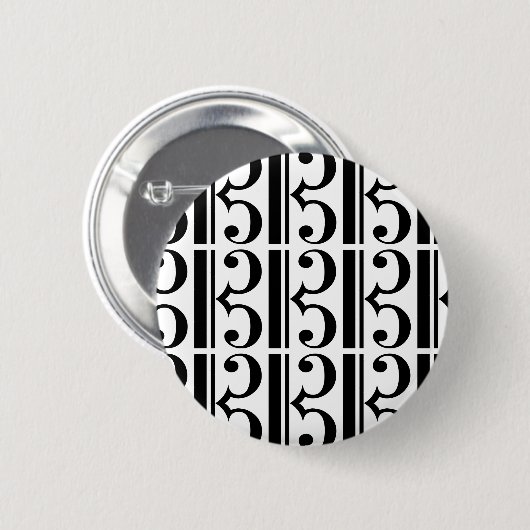 C-Clef Button (Vorne & Hinten)