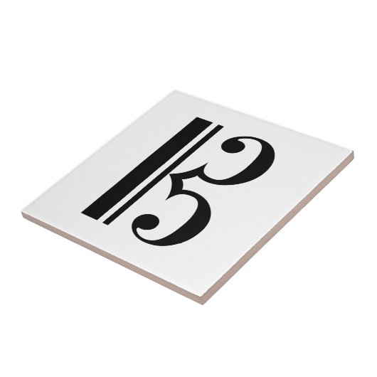 C-Clef Fliese (Seite)