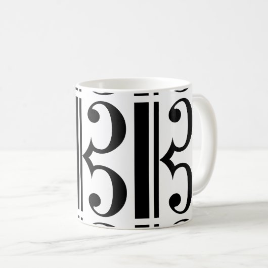 C-Clef Kaffeetasse (VorderseiteRechts)