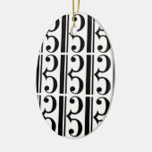 C-Clef Keramikornament (Links)