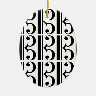 C-Clef Keramikornament