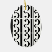 C-Clef Keramikornament (Hinten)