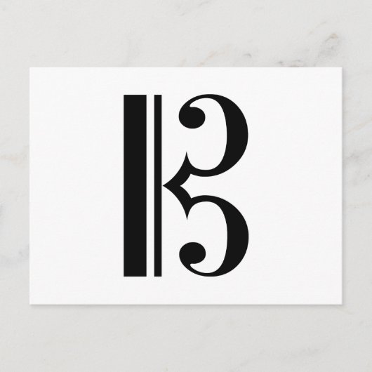 C-Clef Postkarte (Vorderseite)