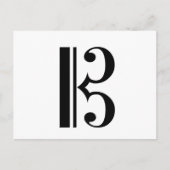 C-Clef Postkarte (Vorderseite)