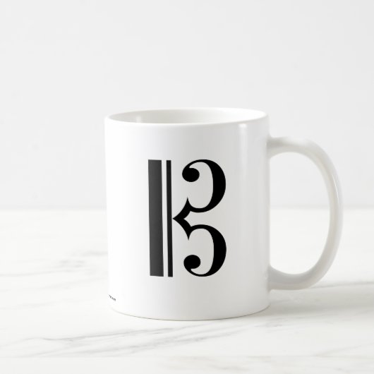 C-Clef-Tasse Kaffeetasse (Rechts)
