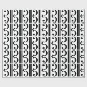 C-Clef Wrapping Paper Geschenkpapier (Flach)