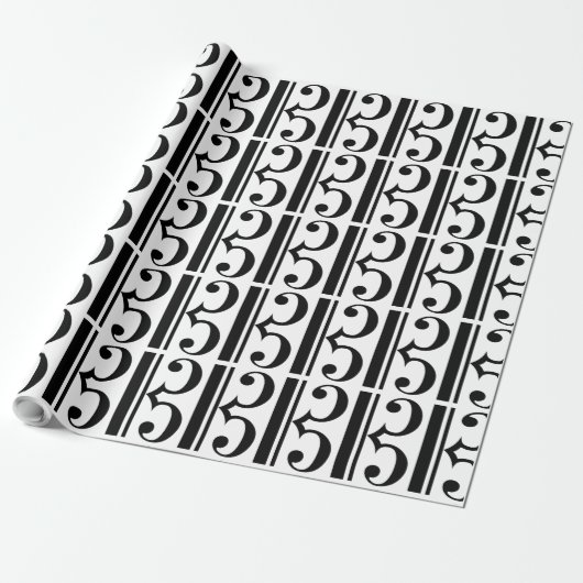 C-Clef Wrapping Paper Geschenkpapier (Ungerollt)
