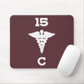 C Co 15th BSB Guidon Mousepad (Mit Mouse)