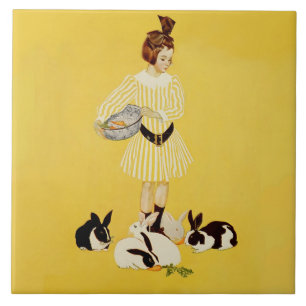 C Coles Phillips "A Friend of the Family" Fliese