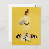 C Coles Phillips "A Friend of the Family" Postkarte (Vorne/Hinten)