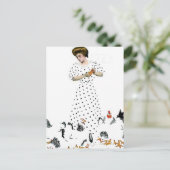 C Coles Phillips "Fadeaway Girl" "Country Life" Postkarte (Stehend Vorderseite)