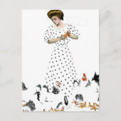 C Coles Phillips "Fadeaway Girl" "Country Life" Postkarte (Vorderseite)