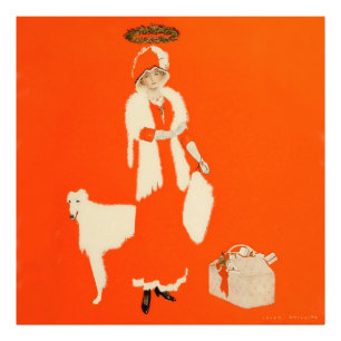 C Coles Phillips "Present Day Saint" Fadeaway Girl Fotodruck