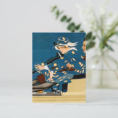 C Coles Phillips Strumpfy Ad Vintag Roadster Postkarte (Stehend Vorderseite)