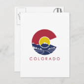 C Colorado Postkarte (Vorne/Hinten)
