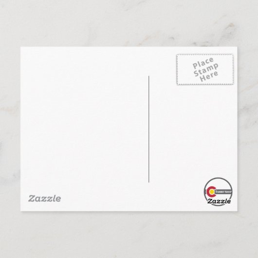 C Colorado Postkarte (Rückseite)