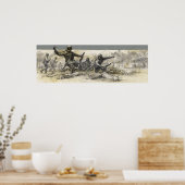 C Company bricht durch Poster (Küche)