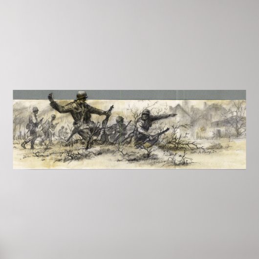 C Company bricht durch Poster (Vorne)