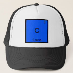 C - Cookie Chemie Element Symbol Lustig Truckerkappe