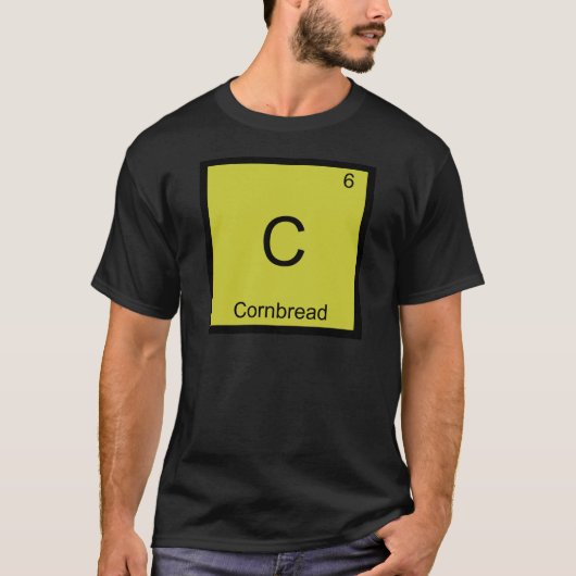 C - Cornbread Funny Chemistry Element Symbol T-Shi T-Shirt (Vorderseite)