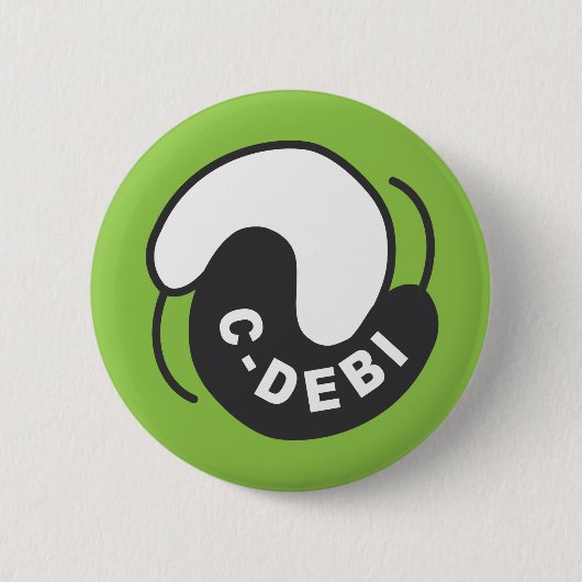 C-DEBI Knopf Button (Vorderseite)