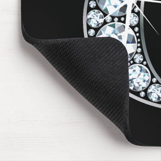 "C" Diamond Bling Mousepad (Ecke)