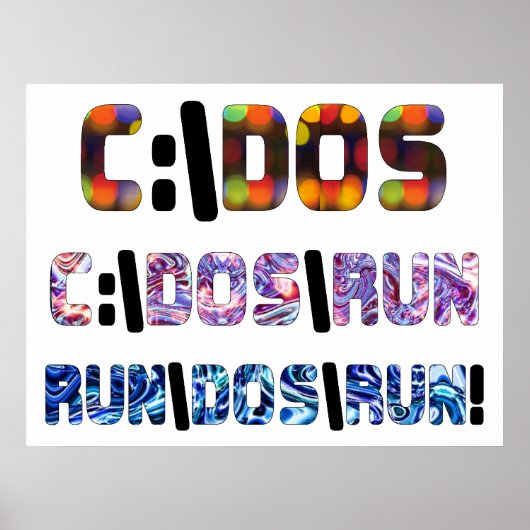 C:\DOS\RUN POSTER (Vorne)