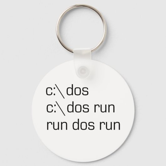 c:\ dos schlüsselanhänger (Vorderseite)
