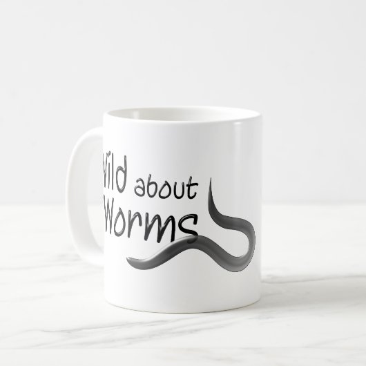 C. elegans Kaffee-Tasse Kaffeetasse (Vorderseite Links)