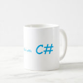C# Entwickler-Tasse Kaffeetasse (VorderseiteRechts)