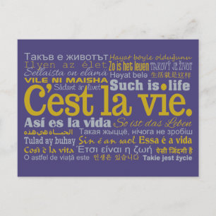 C est La Vie Postkarten