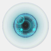 c_eye_bernetic - runder aufkleber (Vorderseite)