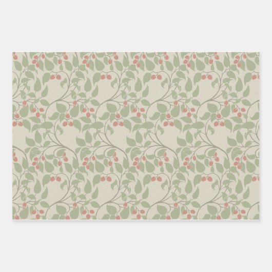 C. F. A. Voysey 19" x 29" Papierblätter Geschenkpapier Set (Vorderseite 3)