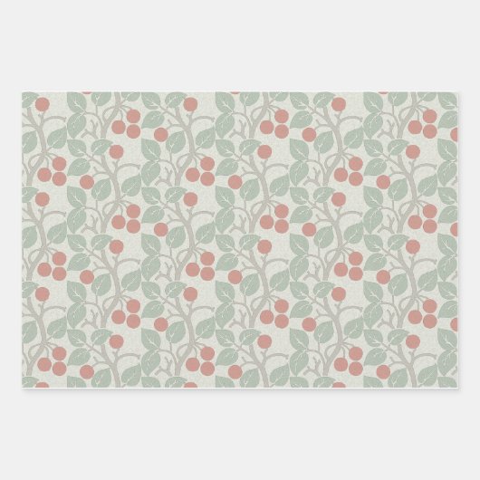 C. F. A. Voysey 19" x 29" Papierblätter Geschenkpapier Set (Vorderseite)