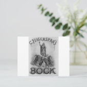 C. Feigenspan's Bock Beer 1887 Postkarte (Stehend Vorderseite)