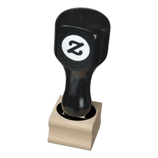 C Frame Mit Monogramm AFF Gummistempel (Stempel)