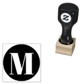 C Frame Mit Monogramm AFF Gummistempel (Stempel)