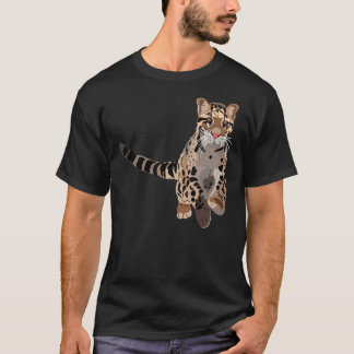C für bedeckten Leopard T-Shirt