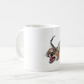 C für Caracal Kaffeetasse (Vorderseite Links)