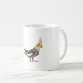 C für Cockatiel Kaffeetasse (VorderseiteRechts)