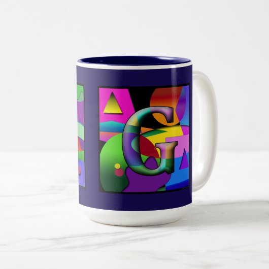 C & G Mit Monogramm Tasse (VorderseiteRechts)
