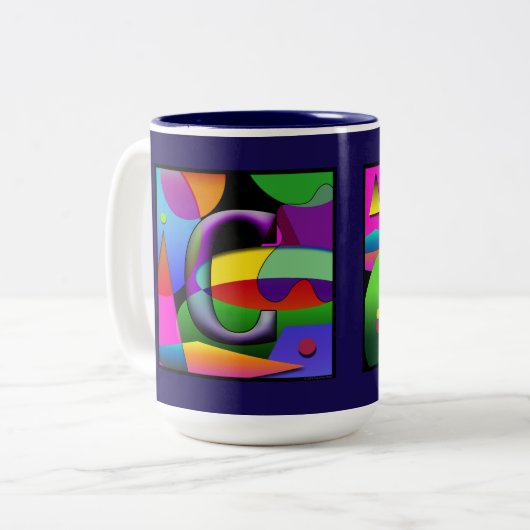 C & G Mit Monogramm Tasse (Vorderseite Links)