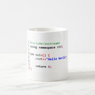 C++ Hallo Weltkaffee-Tasse Kaffeetasse